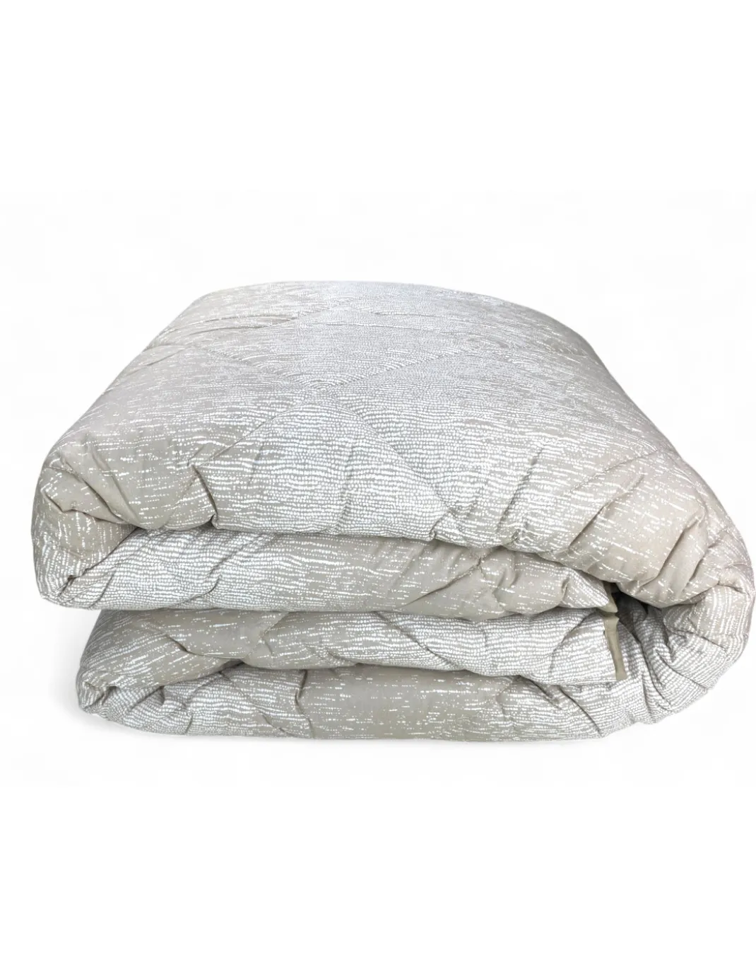 Trapunta Kot Bollicine Beige - Copriletto Invernale in Puro Cotone - Made in Italy, Imbottitura Anallergica
