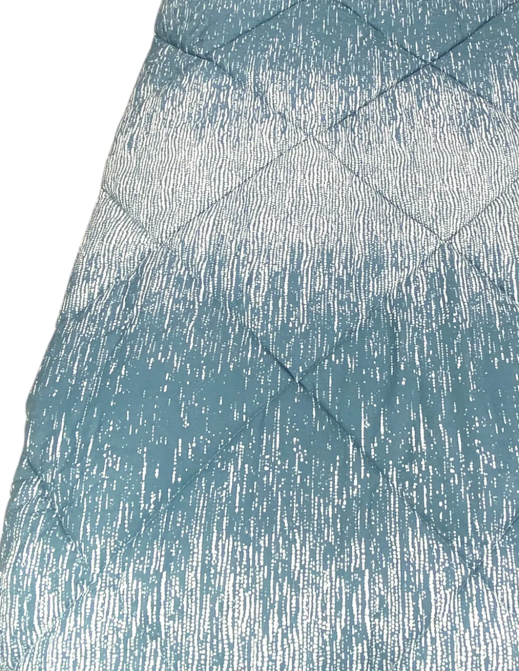 Trapunta Kot Bollicine Ottanio - Copriletto Invernale in Puro Cotone - Made in Italy, Imbottitura Anallergica
