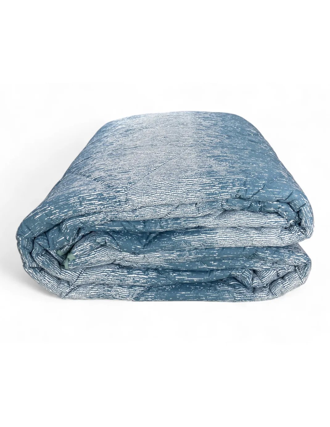 Trapunta Kot Bollicine Ottanio - Copriletto Invernale in Puro Cotone - Made in Italy, Imbottitura Anallergica