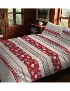 Trapunta Kot Corvara Tirolese - Copriletto Invernale in Puro Cotone - Made in Italy, Imbottitura Anallergica