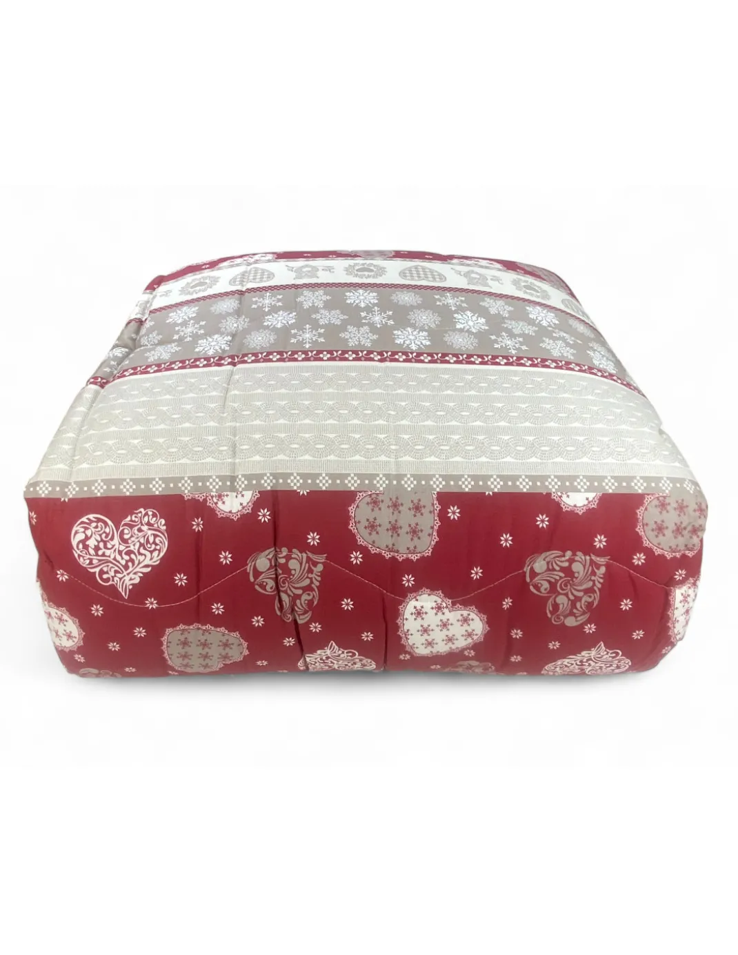 Trapunta Kot Corvara Tirolese - Copriletto Invernale in Puro Cotone - Made in Italy, Imbottitura Anallergica
