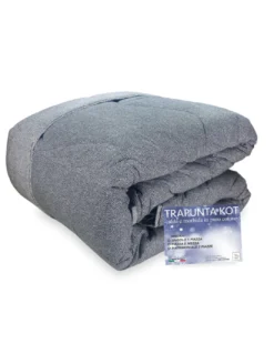 TRAPUNTA KOT © dis. BOY grigio Nero MADE IN ITALY puro COTONE