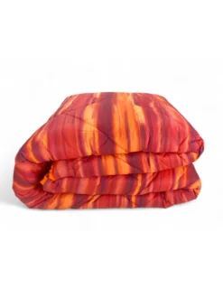 Trapunta Kot Pennellato Bordeaux - Copriletto Invernale 100% Cotone - Made in Italy, Calda e Morbida