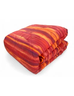 Trapunta Kot Pennellato Bordeaux - Copriletto Invernale 100% Cotone - Made in Italy, Calda e Morbida