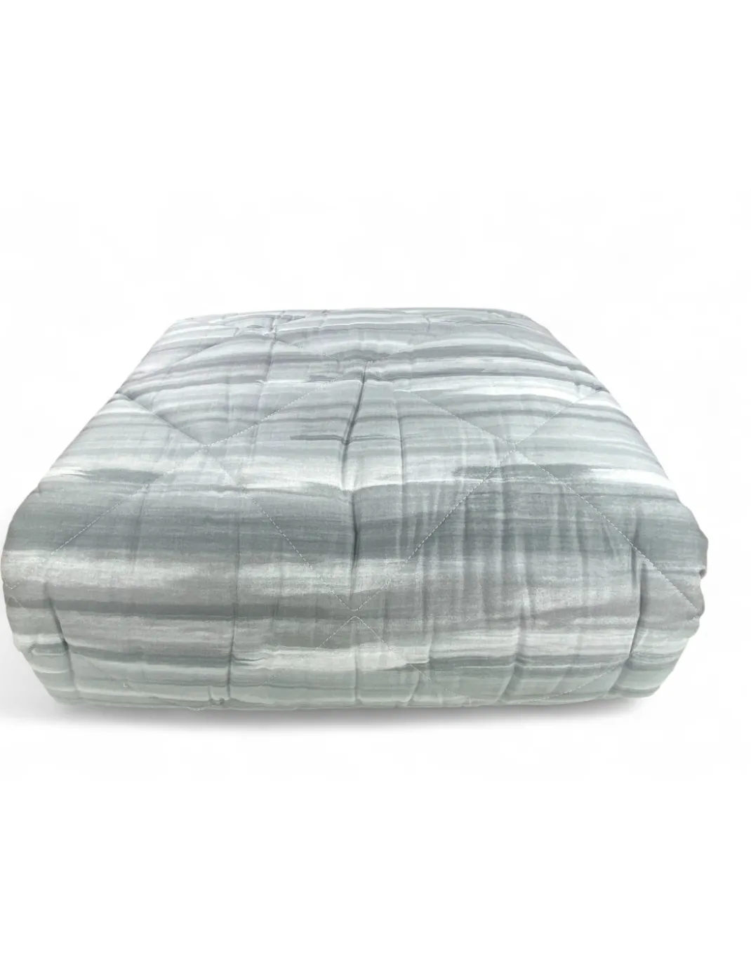 Trapunta Kot Pennellato Grigio - Copriletto Invernale in Puro Cotone - Made in Italy, Imbottitura Anallergica