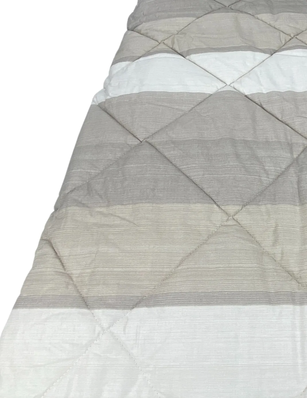 Trapunta Kot Riga Beige - Copriletto Invernale in Puro Cotone - Made in Italy, Imbottitura Anallergica