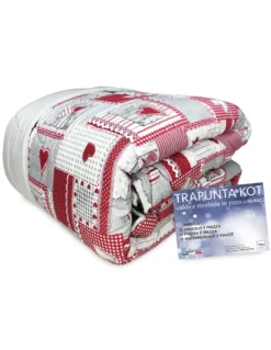 TRAPUNTA KOT © tirolese APRICA ROSSO made in Italy PURO COTONE
