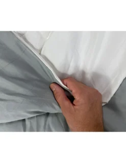 Trapunta matrimoniale CaldoSogno double-face grigia 300 gr/mq - Piumone invernale caldo e resistente 250x250 cm
