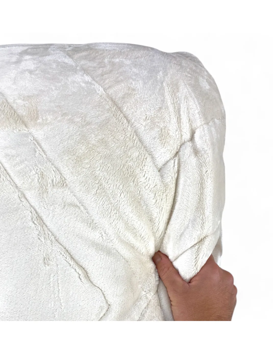 Trapunta Matrimoniale Pelliccia Ecologica 260x260cm Dubai, Piumone Invernale Effetto Piuma, Imbottitura 300 g/mq,Effetto Velluto
