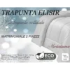 TRAPUNTA Piumone in Soffice Velluto NERO Effetto Piuma 2 Piazze Matrimoniale ELISIR