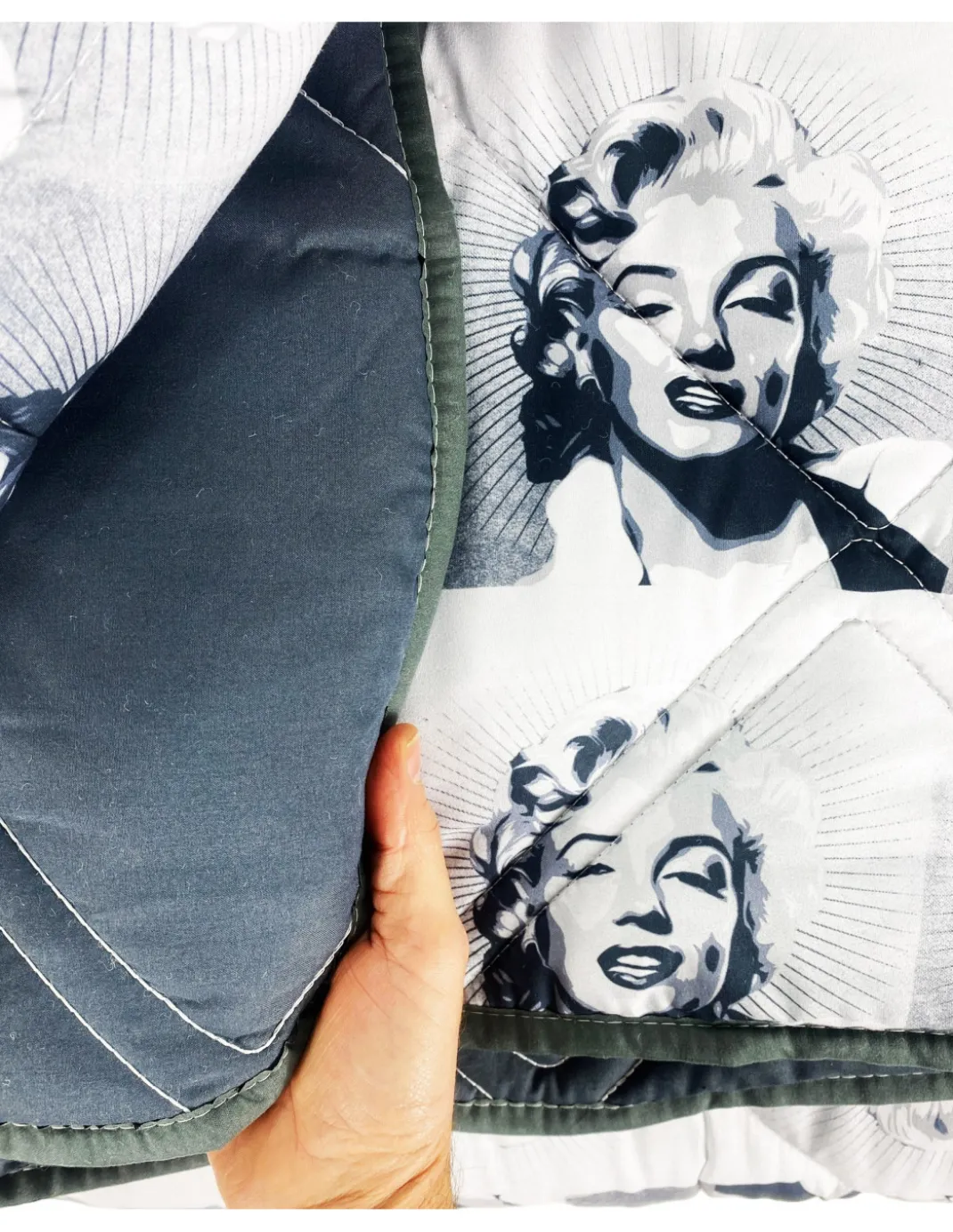TRAPUNTA SUPER © MARILYN MONROE invernale 320 grammi Made in Italy