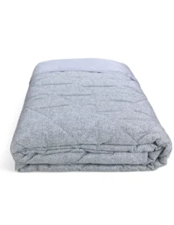 Trapuntino Fiocco – Copriletto Trapuntato Boy Grigio – Mezza Stagione, Microfibra Morbida – Made in Italy