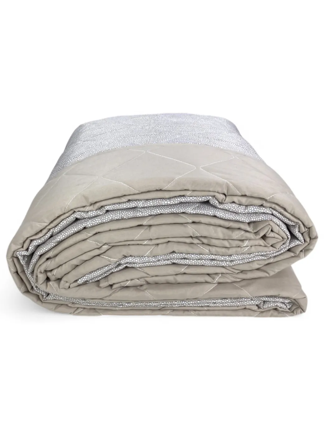 Trapuntino Fiocco – Copriletto Trapuntato Boy Beige – Mezza Stagione, Microfibra Morbida – Made in Italy