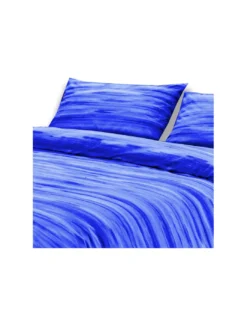 Trapuntino Leggero Kot Pennellato Blu - Quilt Primaverile Estivo - Cotone 100% - Anallergico - Made in Italy