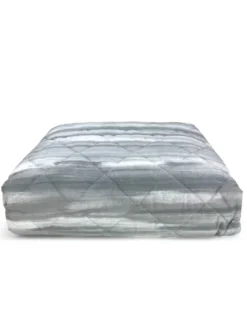 Trapuntino Leggero Kot Pennellato Grigio - Quilt Primaverile Estivo - Cotone 100% - Anallergico - Made in Italy