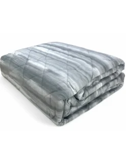 Trapuntino Leggero Kot Pennellato Grigio - Quilt Primaverile Estivo - Cotone 100% - Anallergico - Made in Italy