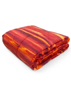 Trapuntino Leggero Kot Pennellato Bordeaux - Quilt Primaverile Estivo - Cotone 100% - Anallergico - Made in Italy