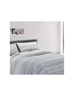 Trapuntino Leggero Kot Stripe Grigio - Quilt Primaverile Estivo - Cotone 100% - Anallergico - Made in Italy