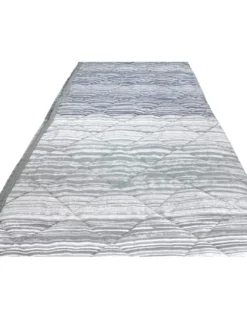 Trapuntino Leggero Kot Stripe Grigio - Quilt Primaverile Estivo - Cotone 100% - Anallergico - Made in Italy