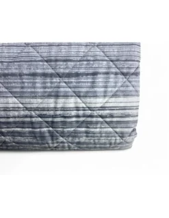 Trapuntino Leggero Kot Stripe Grigio - Quilt Primaverile Estivo - Cotone 100% - Anallergico - Made in Italy
