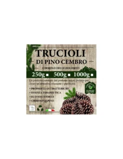 Trucioli di Pino Cembro - Cirmolo delle Dolomiti - 100% Naturali e Certificati - Profumati e Purificanti per Cuscini e Sacchetti