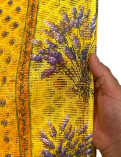 Zanzariera finestra a tenda da esterno Retone, tenda zanzariera porta finestra con anelli da giardino, colore Lavanda Provenzale